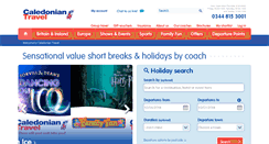 Desktop Screenshot of caledoniantravel.com